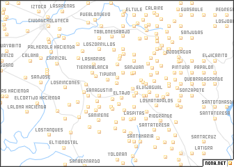 map of Hacienda Santa Isabel